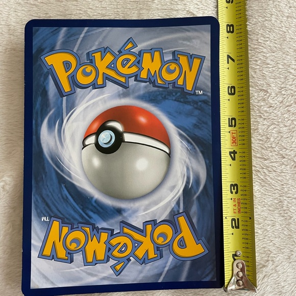 Lot of four oversized Pokemon Collectable Cards - Picture 2 of 9